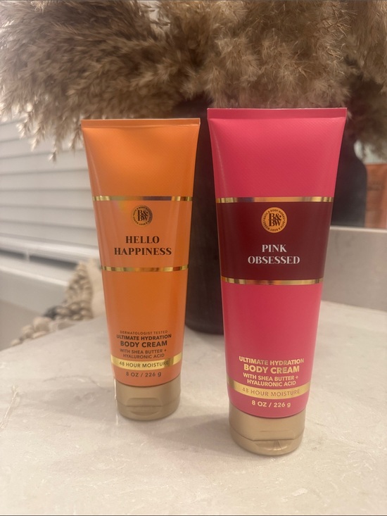 Bath & Body Works Other - Bath & Body Works Body Creams - Pink Obsessed & Hello Happiness.
